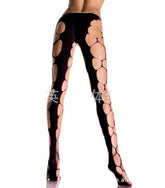 Kaamastra Big Holes Fishnet Black Stockings & Free Thong